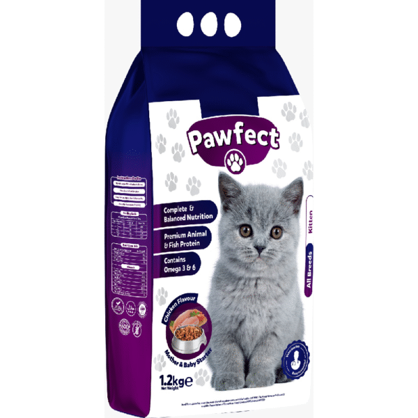 PAWFECT KITTEN CAT FOOD 1.2 KG