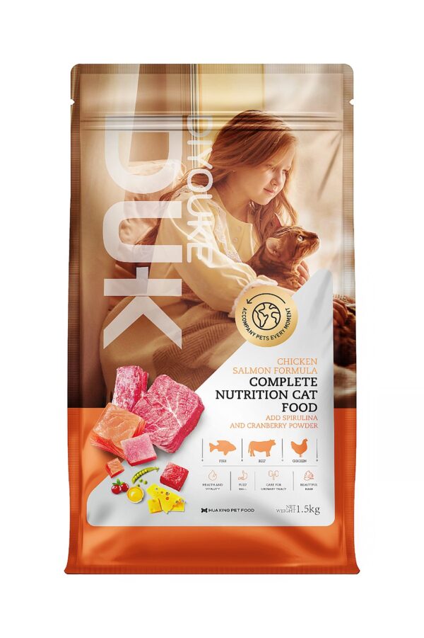 Complete Cat Food Chicken Salmon Formula